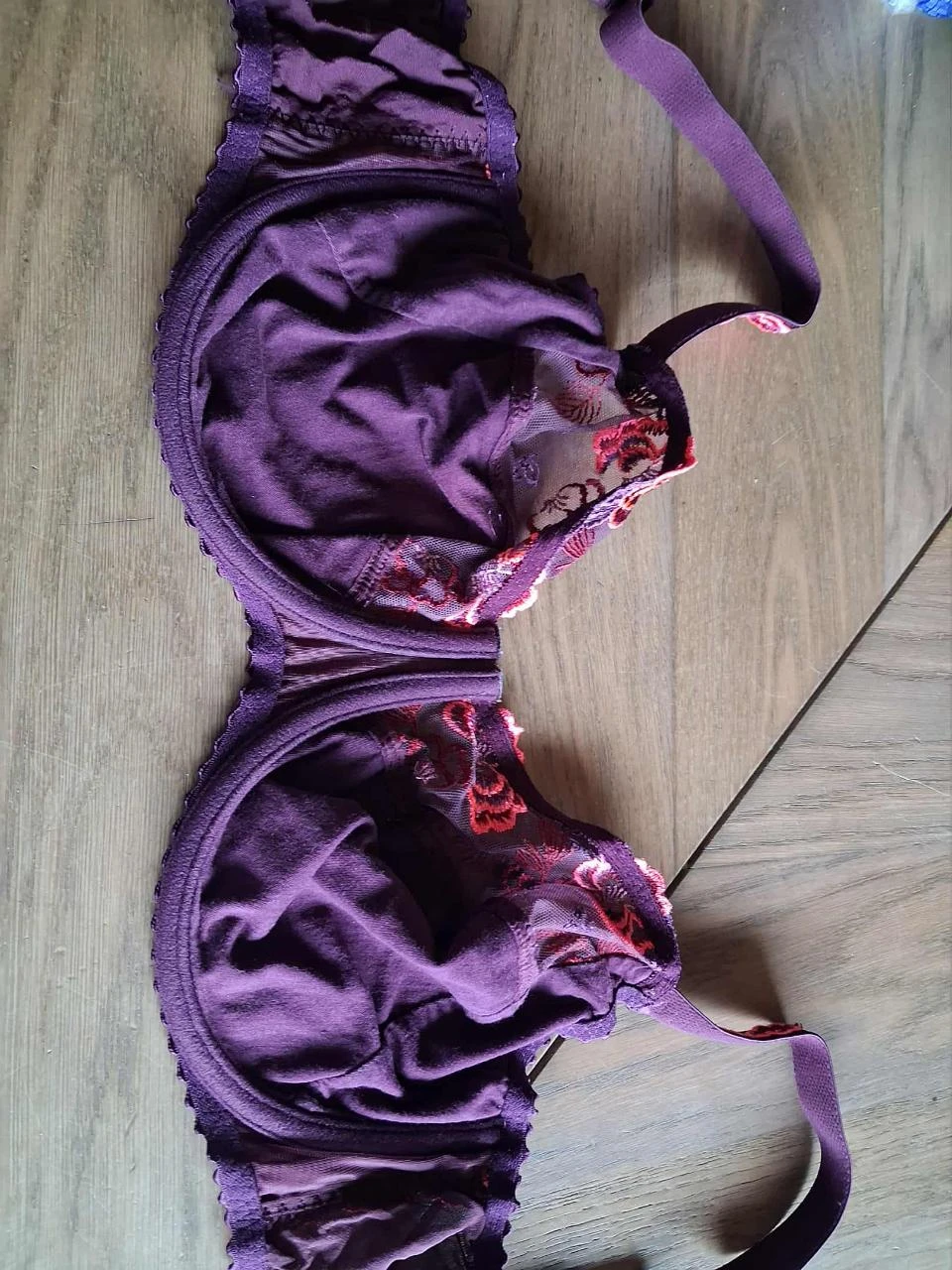 Bh bordeaux/roze merk prima donna – maat eu 75f / fr 90f – photo 3